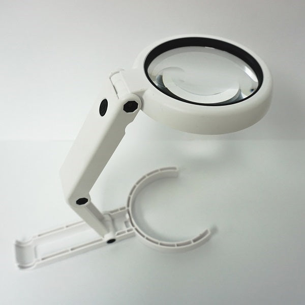 Folding Tabletop & Hand Held LED Magnifier