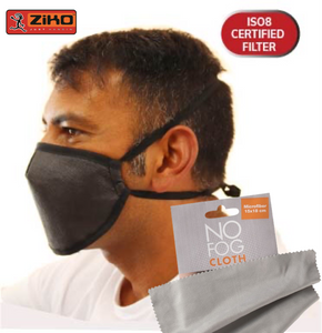 Ziko Protective Mask + Anti-Fog Cloth Bundle